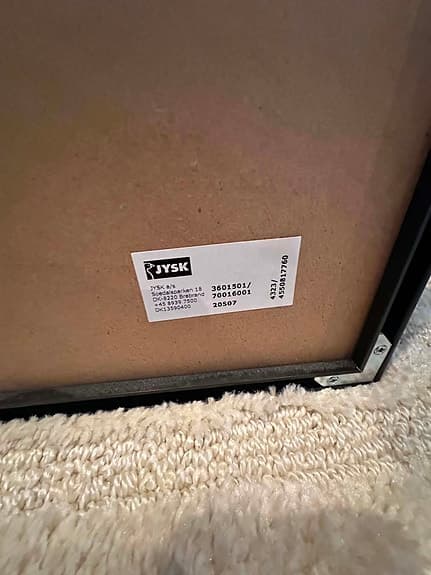JYSK ILBJERG helkroppsspegel 40x160 svart