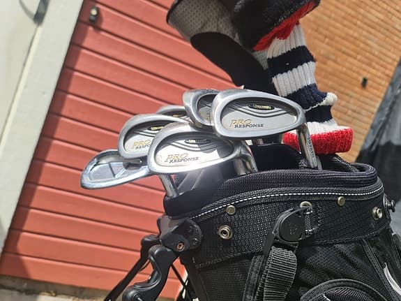 Golfset med bärbag