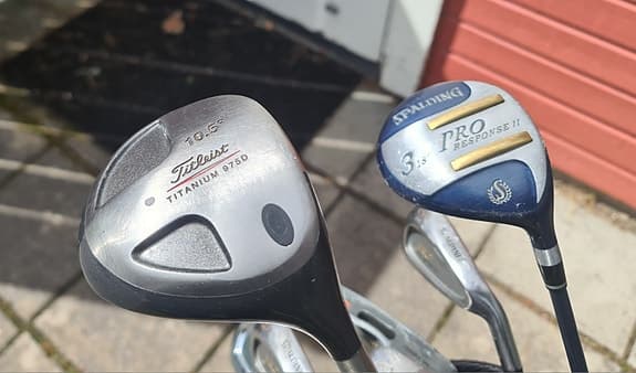 Golfset med bärbag