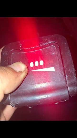 Svart batteri till elcykel 390 mm ecoride 48/36 volt