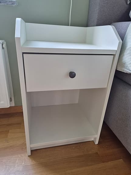 HAUGA
Avlastningsbord, vit,