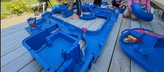 Aquaplay vattenbana kanalsystem - JÄTTEmånga delar