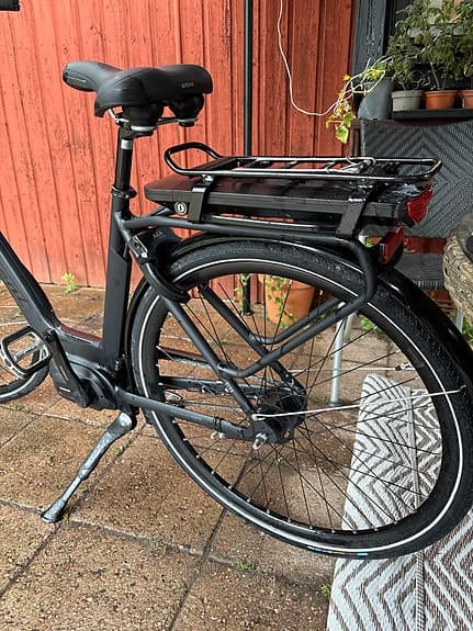 Crescent Elsa City elcykel 28" unisex mattsvart