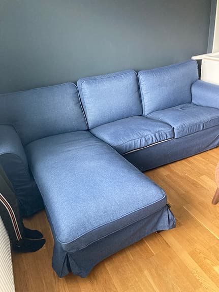 soffa med divan nyskick