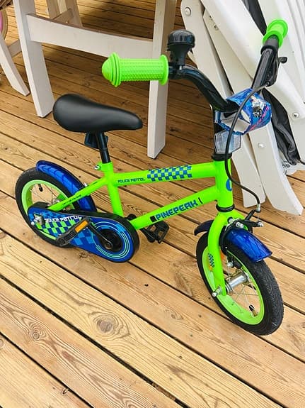 🚲 Barncykel 12 tum – Police Patrol – fint skick