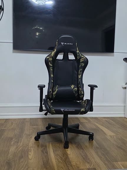 gamingstol svart kamouflage