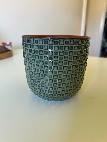 Blandade krukor i keramik - 6 st
