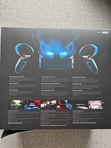Oculus Rift S VR-headset med handkontroller