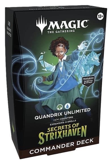 Commander: Secrets of Strixhaven: "Quandrix Unlimited" Commander Deck