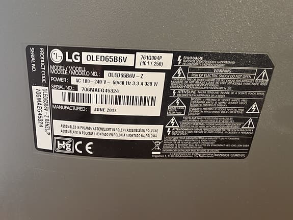 LG OLED TV 65 tum