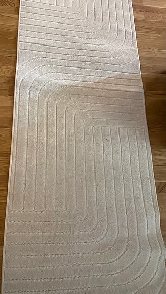 Säljer Gångmatta Billie 80x400 cm (Rusta), färg off-white.