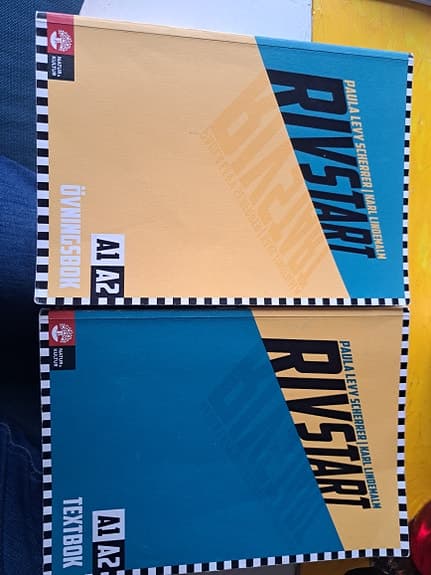 Selling Rivstart, grammar and exercise books to learn swedish