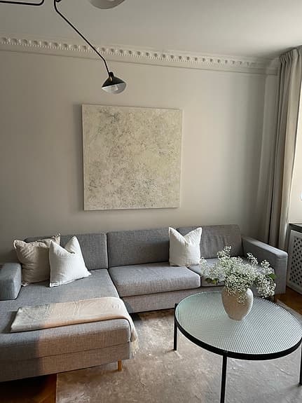 Soffbord bolia - svart / glas nyskick!