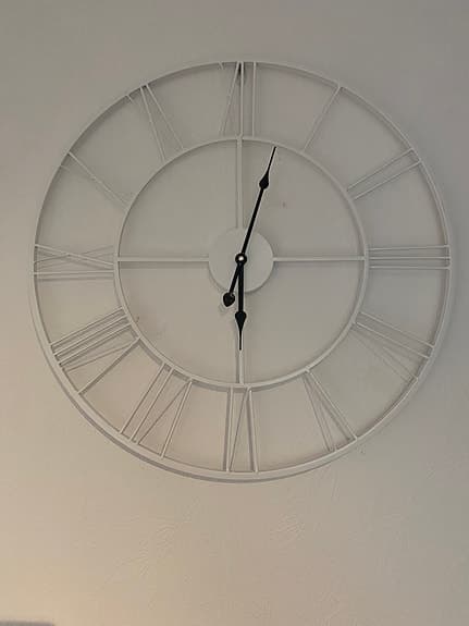 Väggklocka 60x60 cm