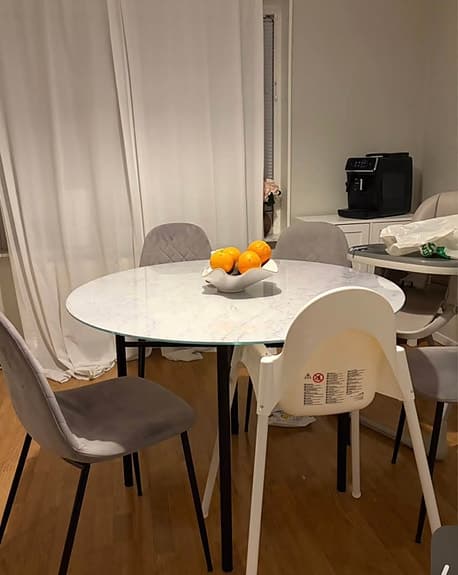 Mio Matgrupp, matbord + 4stolar
