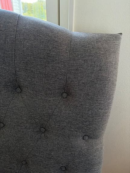 Grå sänggavel 120 cm