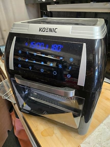 Koenic Airfryer-ugn / Varmluftsfritös med Rotisserie