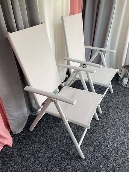 Fällbara stolar för uteplats/balkong