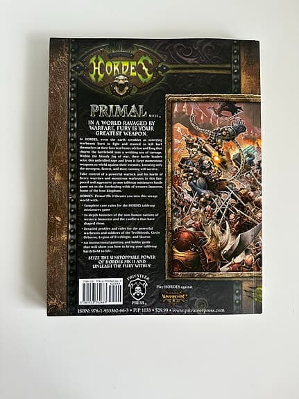 Hordes Primal Mk II - regelbok för miniatyrspel