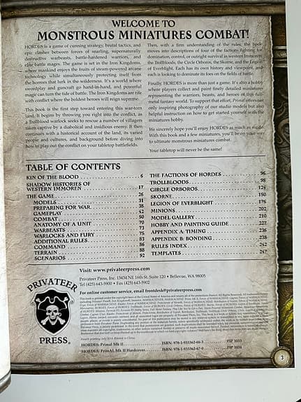 Hordes Primal Mk II - regelbok för miniatyrspel