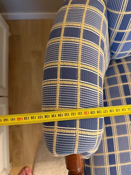 Soffa i rokokostil