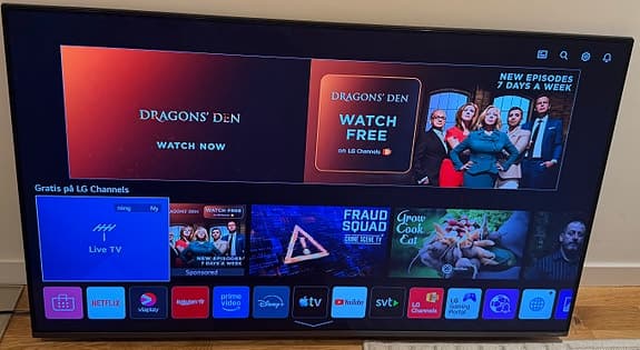 LG 49” 4K NanoCell Smart TV + Magic Remote och väggfäste