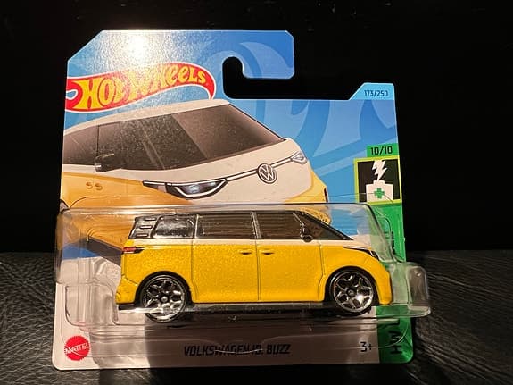 Hot Wheels Volkswagen ID. Buzz leksaksbil gul