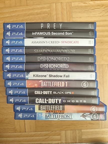Spelpaket PlayStation 4 – Battlefield, Call of Duty, Dishonored m.fl.