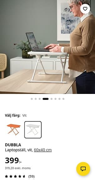 Dubbla Höj och sänkbart laptopbord