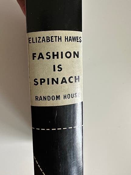 ”Fashion Is Spinach” av Elizabeth Hawes (1938) bok