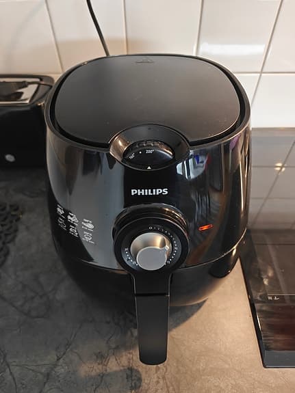Philips Airfryer svart fritös