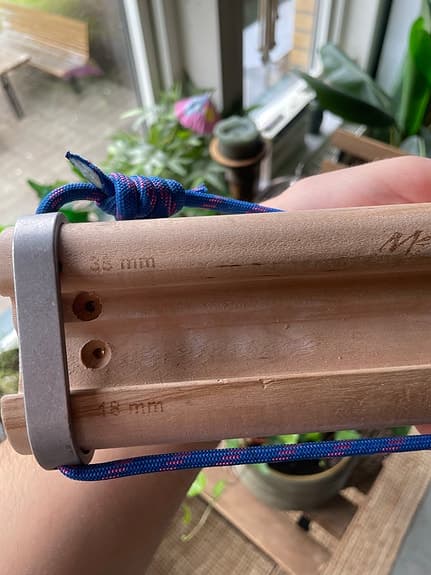 Metolius light rail, hangboard