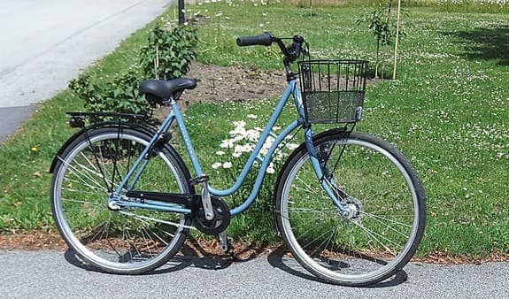 Skeppshult damcykel 54 cm blå
