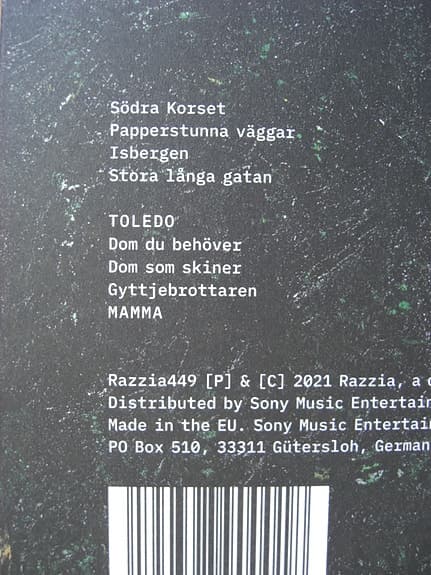 THÅSTRÖM. AUTOGRAF. LP. DOM SOM SKINER. VINYL. CLEAR.