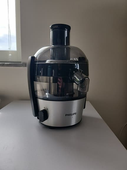 Philips juicemaskin svart/silver