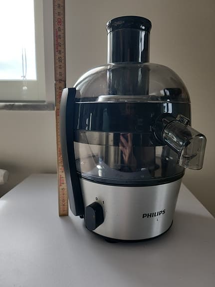 Philips juicemaskin svart/silver