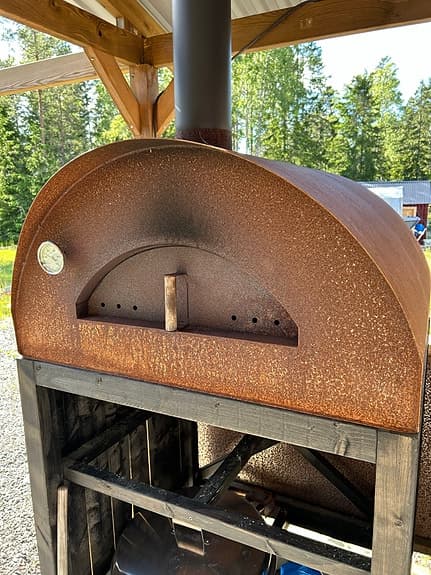 Vedeldad pizzaugn Rossi Quattro