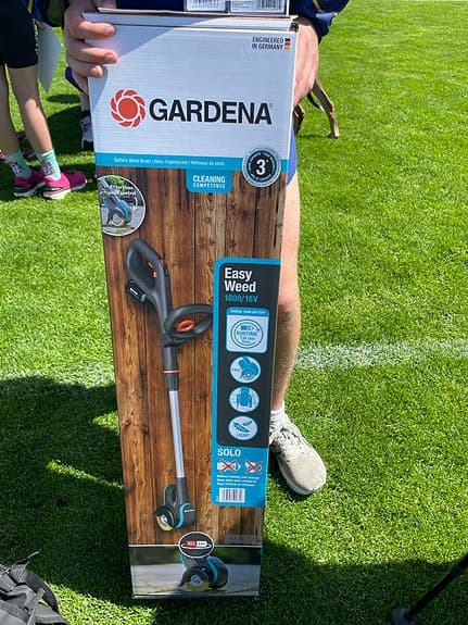 Gardena Easy Weed plattrensare + Startkit Batteri/laddare