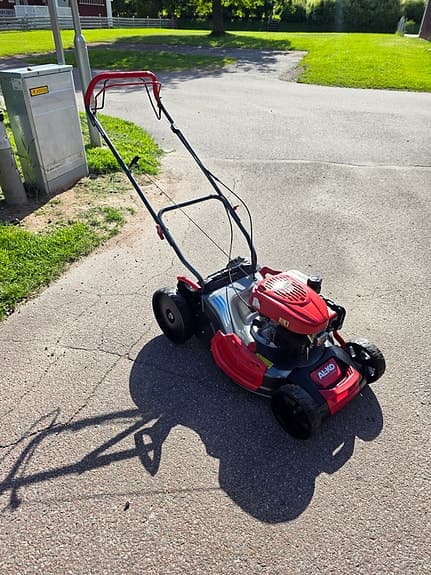 al-ko 51.0 spa  bensindriven gräsklippare röd