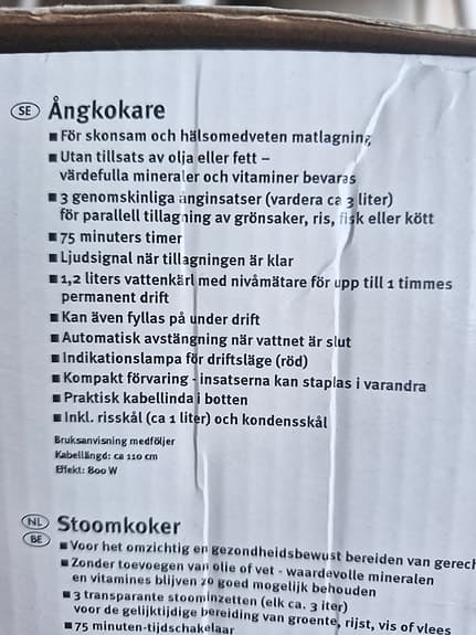 Ångkokare
