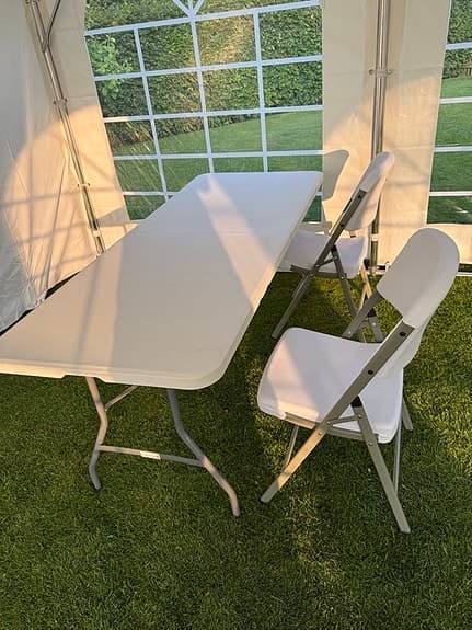 Fällbord och stolar Dancover