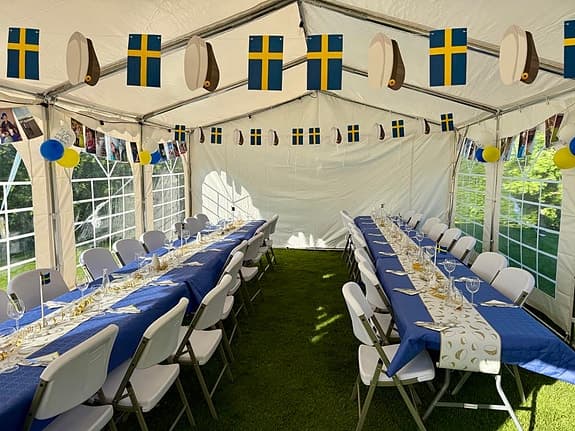 Fällbord och stolar Dancover