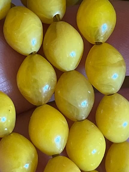 Äkta bärnstens-tasbih 43 Handgjord kvalitet