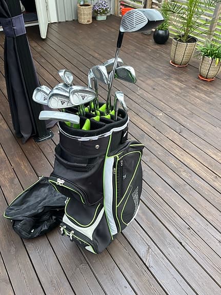 Golfset herr höger med vagnbag