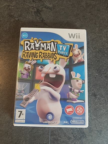 Wii Rayman Raving Rabbids TV Party