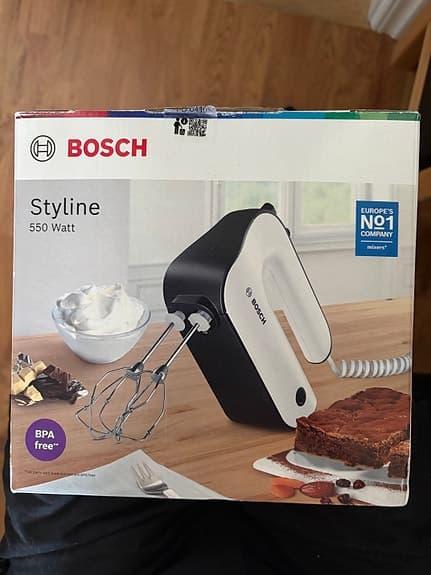 Bosch Styline elvisp 550W svart/vit