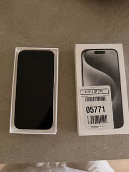 Apple iPhone 15 Pro mobil 128 GB vit