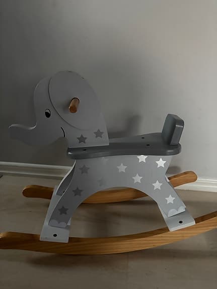 JaBaDaBaDo gunghäst elefant grå