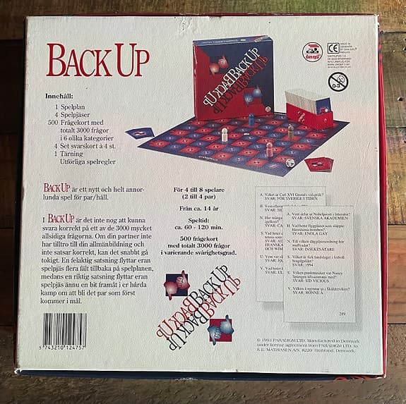 Back Up sällskapsspel