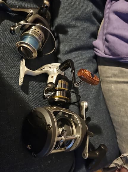 Kinetic fiskerullar haspel och multirulle